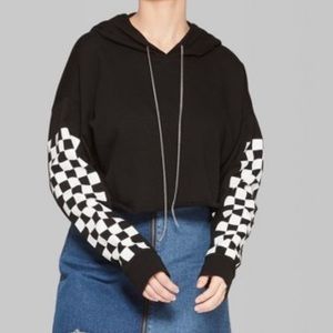 Cropped hoodie
